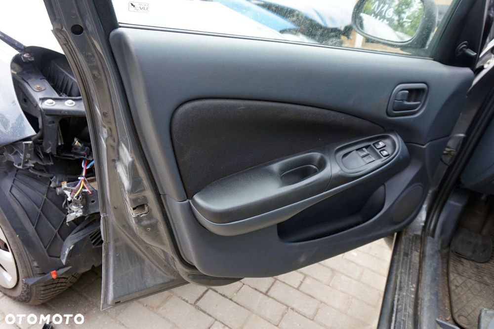 DRZWI PRZEDNIE LEWE ALMERA II N16 LIFT 5D HB KY5  SZARY NISSAN 2003-2006 - 9
