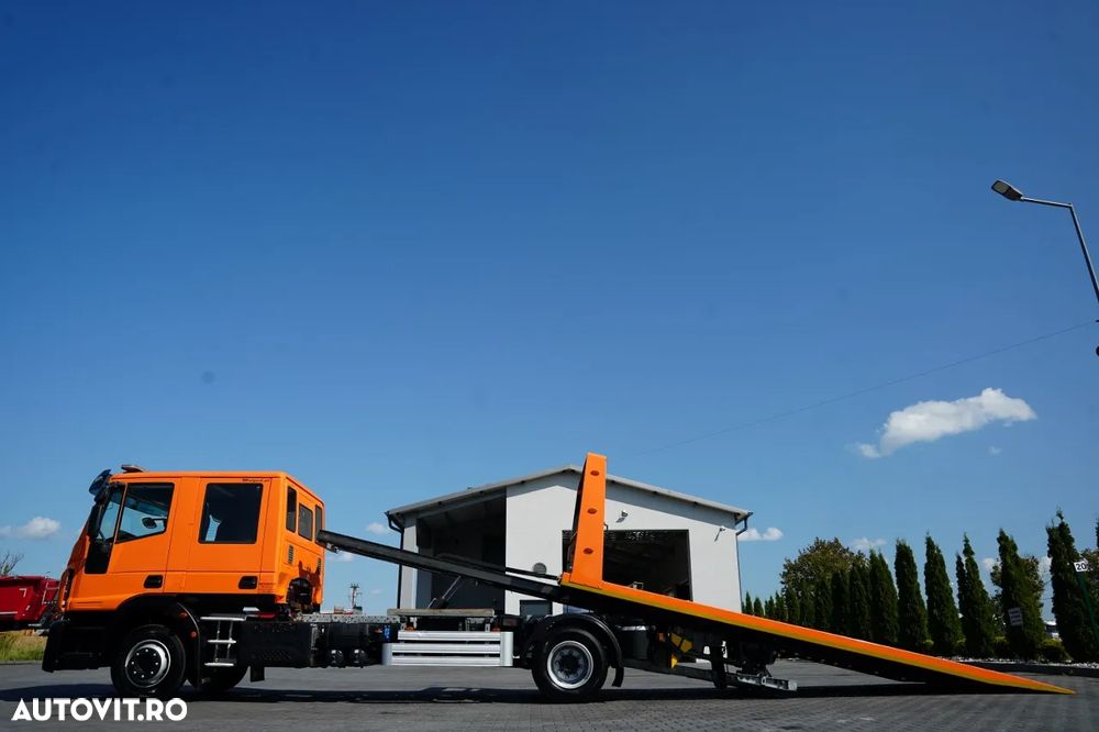 Iveco EUROCARGO / REMORCA AUTO HIDRAULICĂ / PLATFORMĂ - 6 M / REMORCA DUPĂ CU 6 LOCURI / TRONIU / EURO 6 - 3