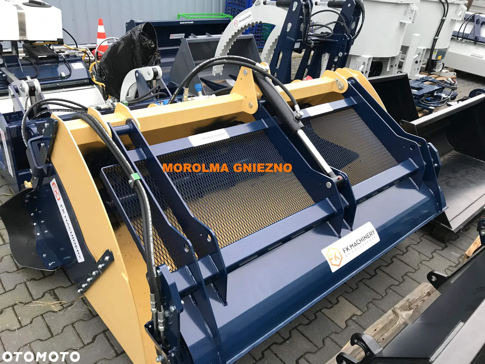 Szufla do zadawania pasz z frezem hydraulicznym szypa łyżka dozująca - 4