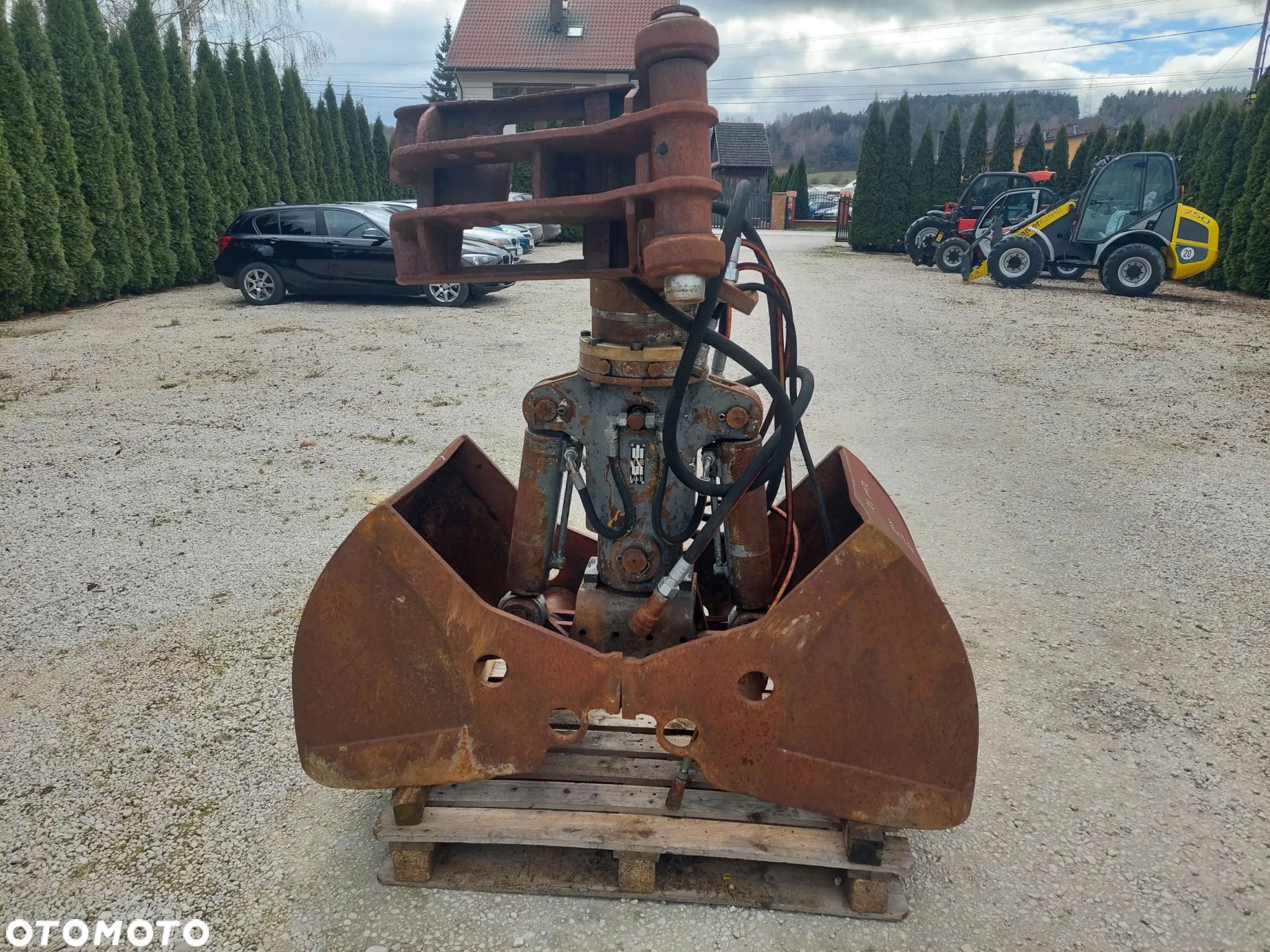 Łyżka chwytakowa, chwytak obrotowy rotor rotator koparki na szybkozłącze Nado SK 15 20 Komatsu PW PC 130 138 140 148 160 180 210 - 4