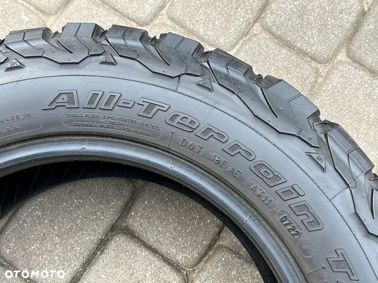 DWIE CAŁOROCZNE OPONY TERENOWE BFGOODRICH 215/65 R16 ALL TERRAIN T/A KO2 7 MM BIEŻNIKA 2022 ROK WIELOSEZON - 7