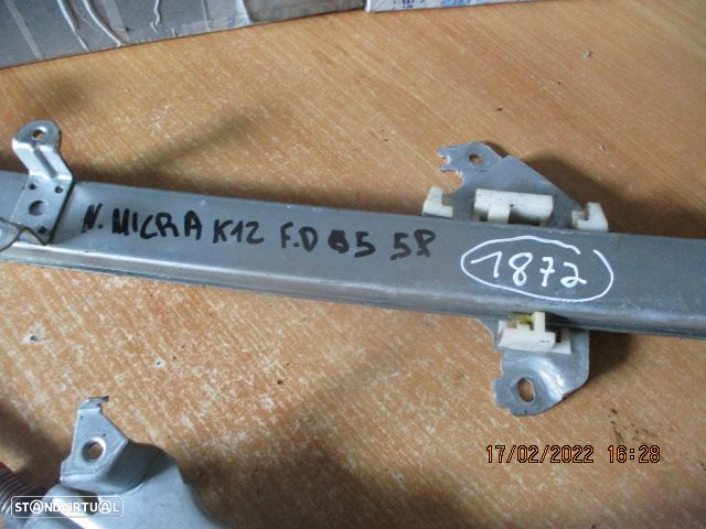 Elevador Sem Motor ELEVSM1872 NISSAN MICRA K12 2005 5P FD NISSAN MICRA 3 FASE 2  2005 1.2I 65CV 5P BRONZE FDRT - 2