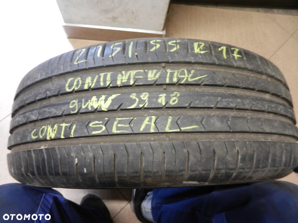 Opona pojedyńcza 215/55r17 continental conti premium contact 5  7,6mm lato conti seal