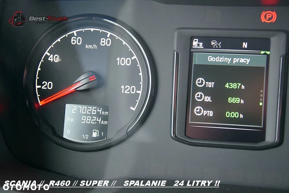 Scania 460R  SUPER /  LED LAMPY /  KLIMA POSTOJOWA  /   STANDARD - 40