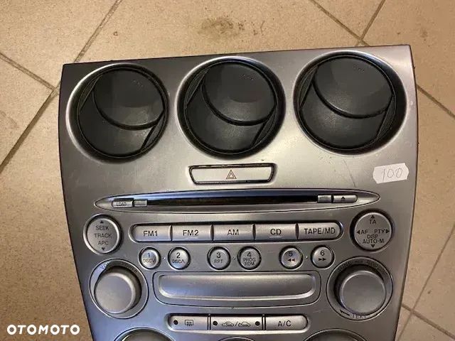 RADIO PANEL KLIMATYZACJI KRATKI MAZDA 6 - 2