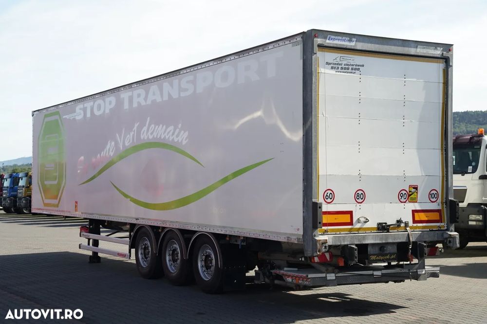 Fruehauf ONTAINER / DHOLLANDIA LIFT / 2x AXE RIDICATIVE / PODEA RESISTENTĂ / SAF / OBLOANĂ RULANTĂ - 6