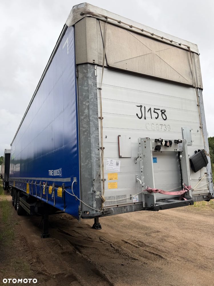 Schmitz Cargobull FIRANKA / PODNOSZONY DACH / PLANDEKA JAK NOWA / RAMA OCYNK / PEŁNE WYPOSAŻENIE DO ZAŁADUNKU PASY, MATY, NAROŻNIKI / 2 KOŁA ZAPASOWE / GOTOWA DO PRACY !! - 4