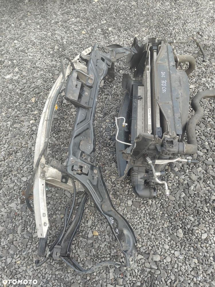 MERCEDES W212 3.0 CDI OM642 350cdi Pas Przedni Wzmocnienie Czołowe Chłodnice Belka - 19