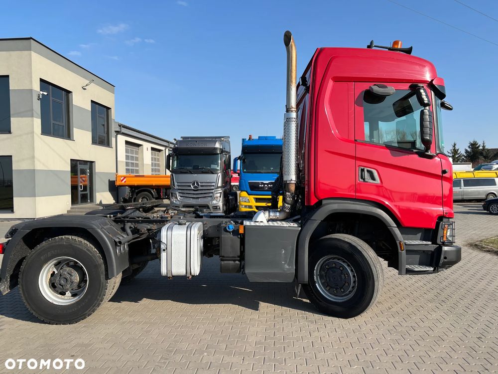 Scania G450 XT 4x4 stały napęd , skrzynia redukcyjna , biegi terenowe , hydraulika do wywrotu, z Niemiec ,opticrusie ze sprzęgłem - 9