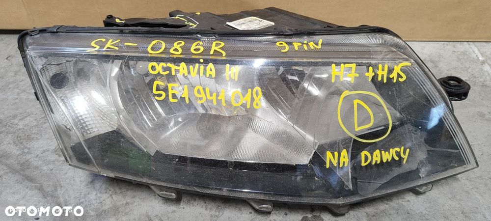 REFLEKTORY LEWE PRAWE SKODA - 13