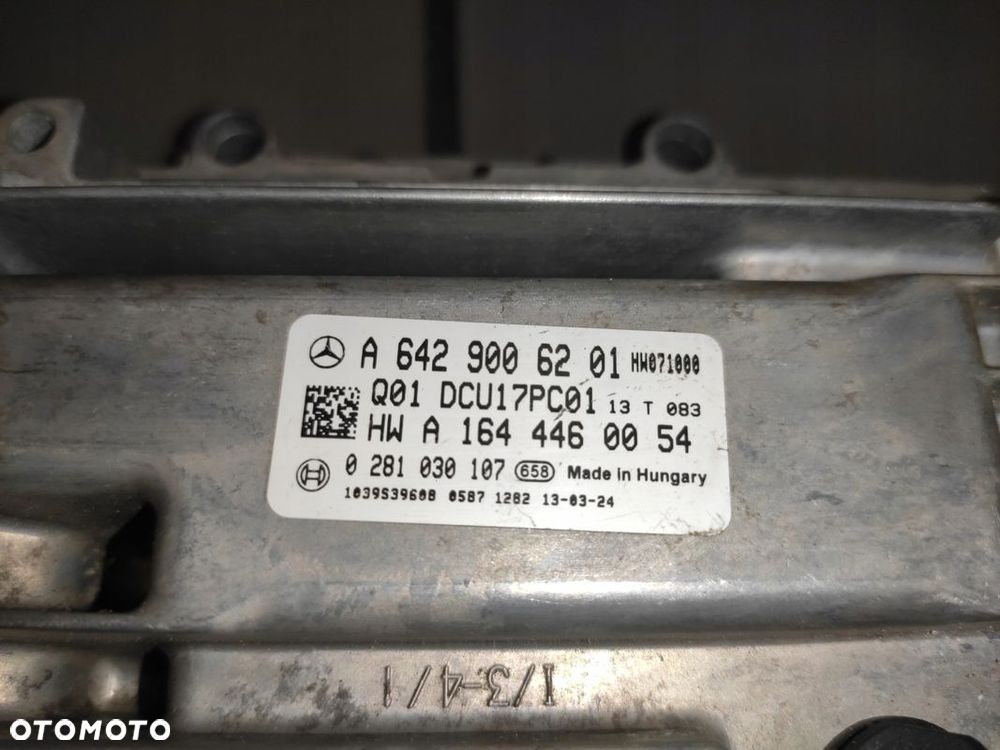 MERCEDES S-KLASA W221 MODUŁ ADBLUE STEROWNIK ZASILANIA A6429006201 ORYGINAŁ - 10