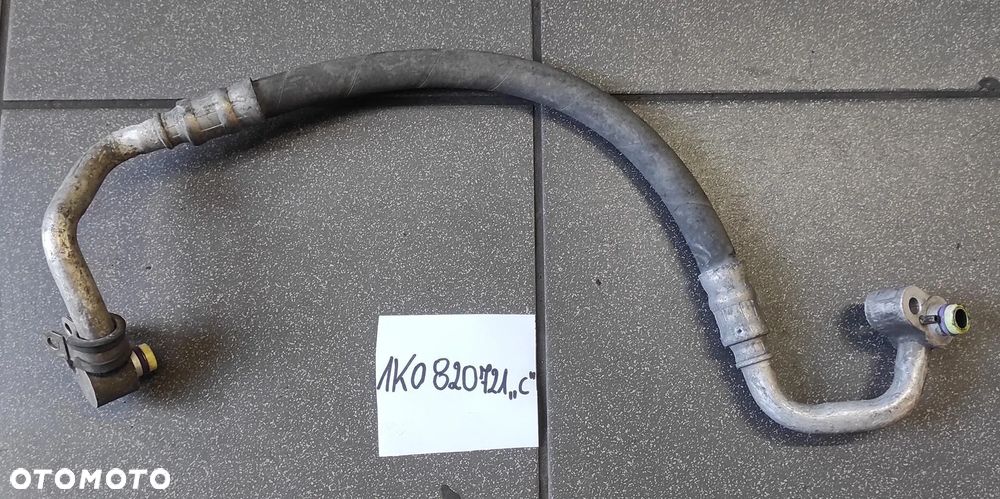 PRZEWÓD RURKA KLIMATYZACJI 1K0820721C VW GOLF 5 JETTA AUDI A3 8P SEAT LEON 2 ALTEA TOLEDO 3 SKODA OCTAVIA 2 SUPERB 2