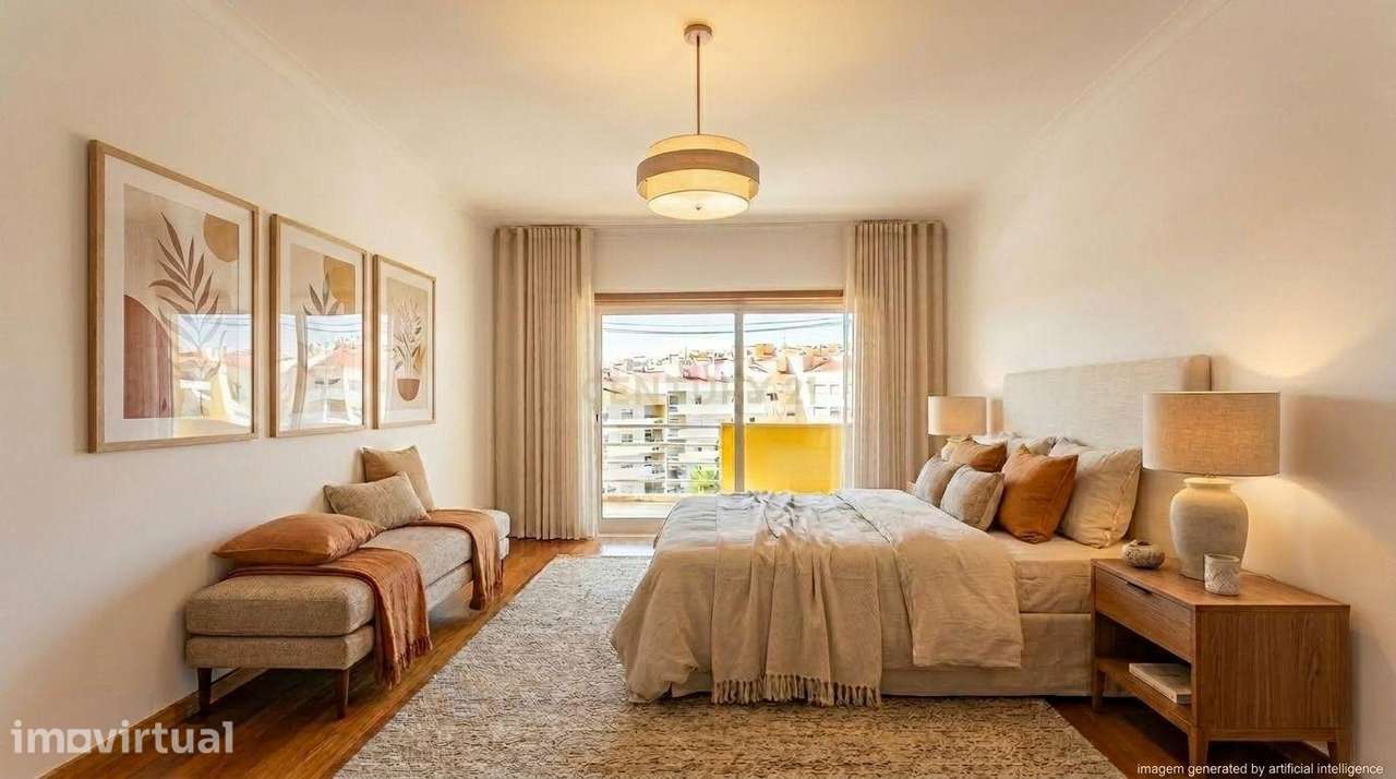 Penthouse T3 + Sótão (2 divisões) com Vista Mar, nos Jardins da Parede - Grande imagem: 5/48