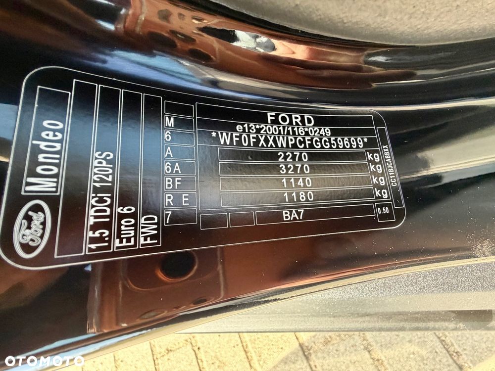 Ford Mondeo 1.5 TDCi ECOnetic Start-Stopp Titanium - 15