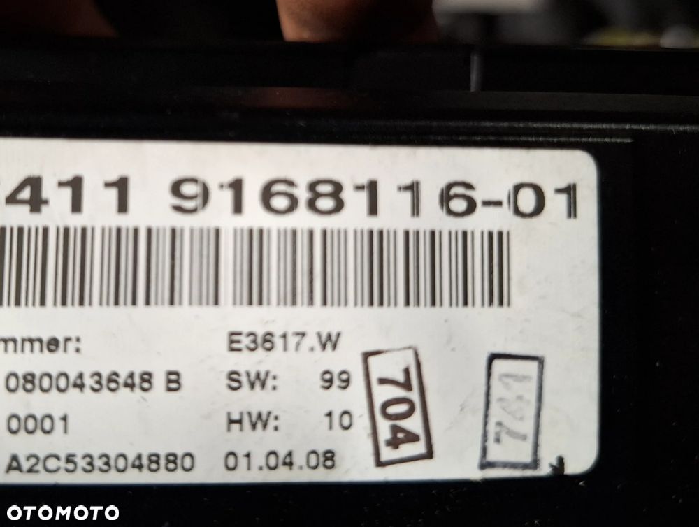 PANEL NAWIEWU KLIMATYZACJI GRZANE FOTELE BMW E90 E91 E87 SLASK WYSYLKA - 2
