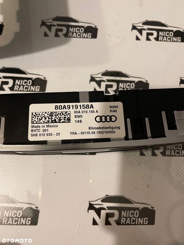 ŁADOWARKA PANEL KLIMATYZACJI PODGRZEWANIA TYŁ AUDI Q5 80A 80A919158A - 6
