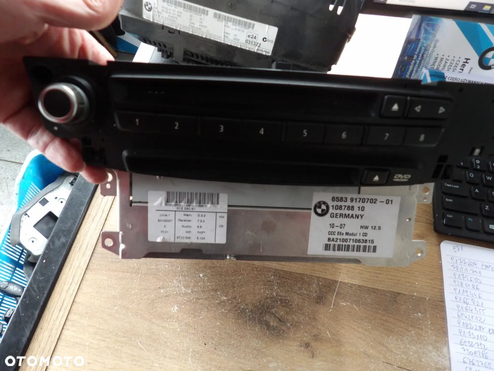 BMW - E61 - KOMPLETNA NAWIGACJA - MONITOR - CZYTNIK  CCC - 9151979  9170702 - 3