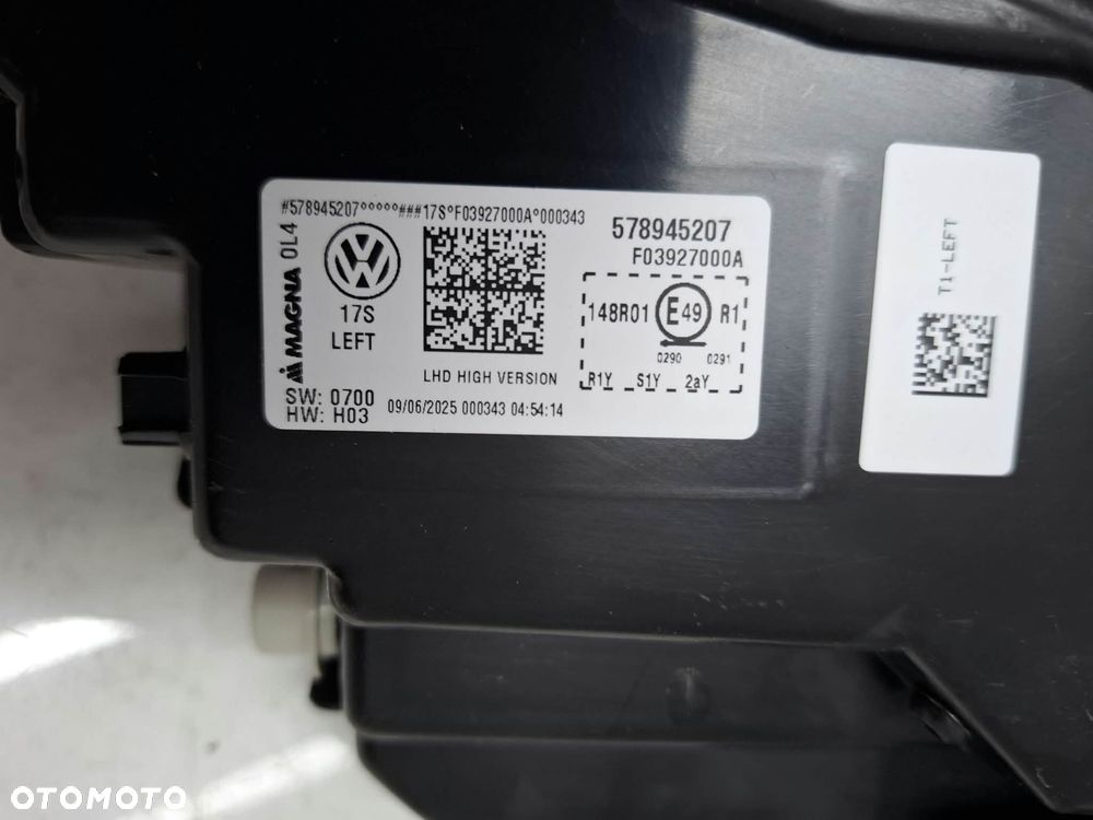 LAMPA TYLNA TYŁ LEWA SEAT CUPRA TERRAMAR 578945207 IDEALNA - 13