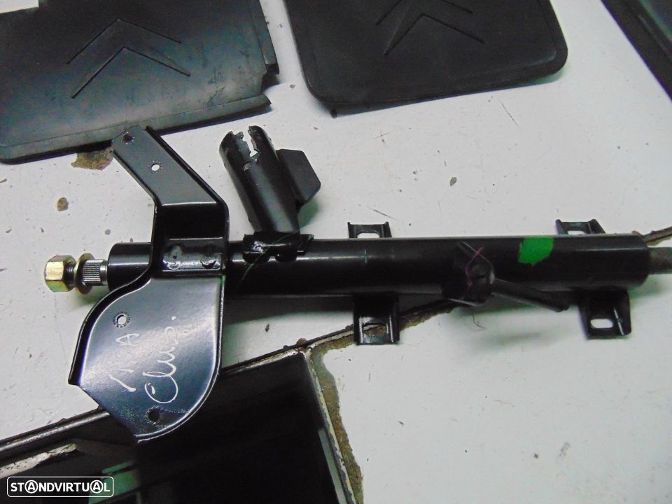 Citroen visa club frente de chapa onde leva o fecho de capot e + peças - 8