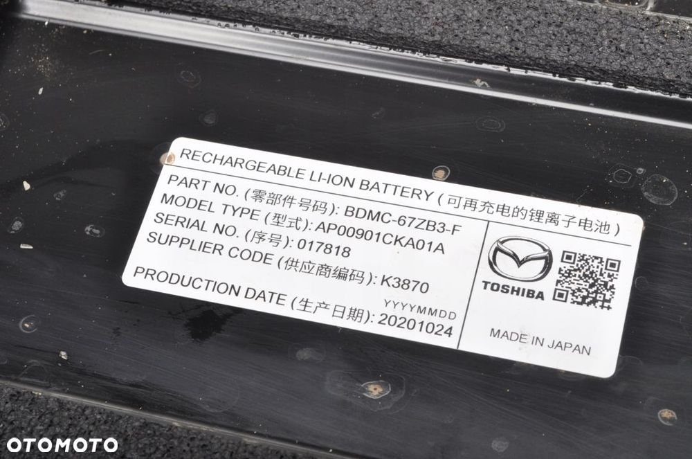 MAZDA CX-30 2.0 16V HYBRID BATERIA 2021R - 4