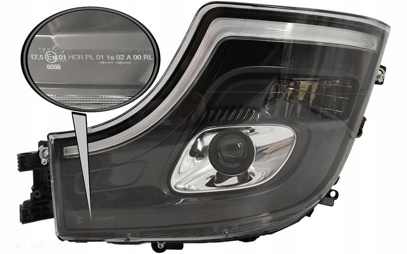 mercedes actros mp5 reflektor lewy full led - 2