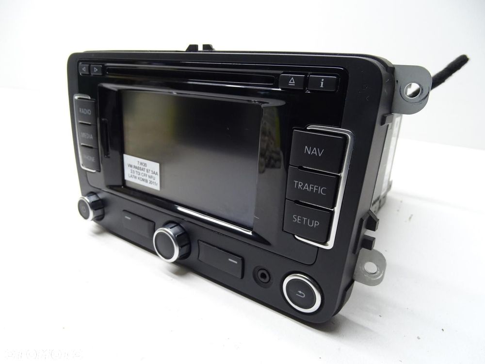 RADIO NAWIGACJA NAVI PANEL WYŚWIETLACZ 3C0035279M VW PASSAT B7 - 2