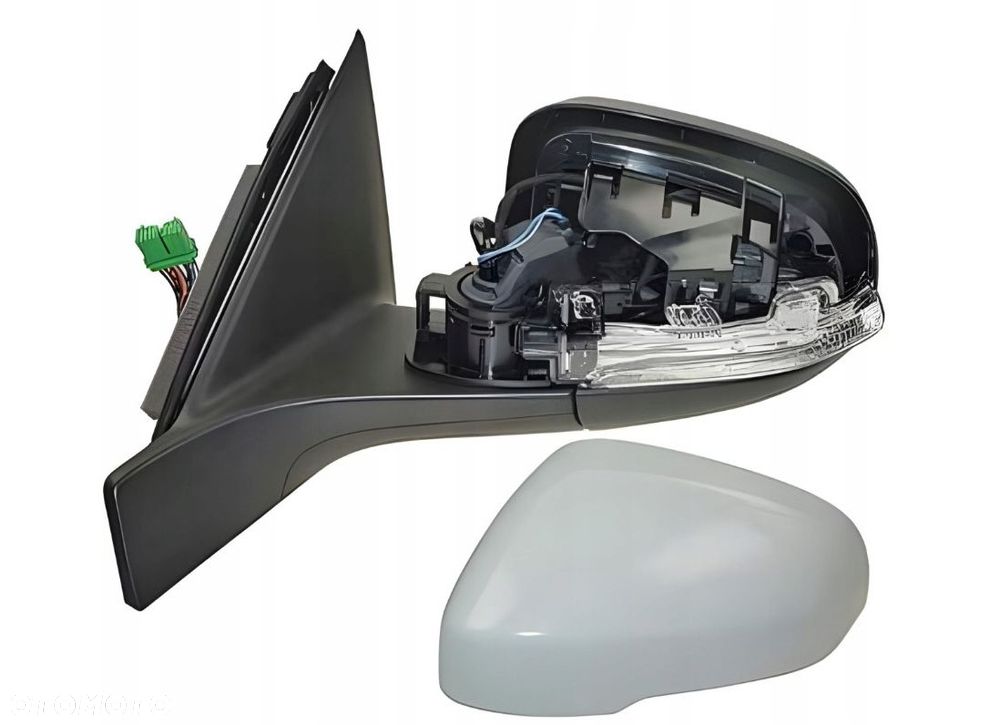 Lusterko Volvo S80 V70 13-16 Lewe Składane Ele Czujnik Migacz Lampka - 1