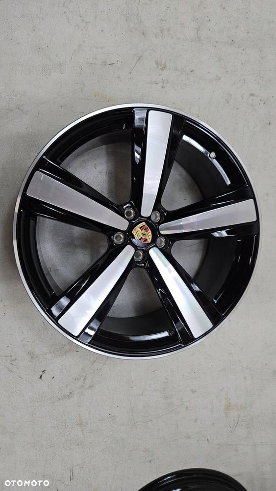 felga aluminiowa porsche macan 9.5x21" et27 95b601025fe nowa oryginał - 1