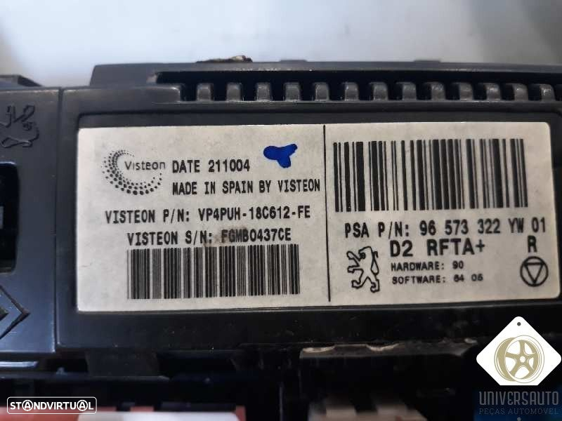 COMANDO CLIMATIZADOR PEUGEOT 407 SW 2004 - 4