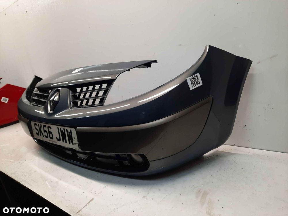 } ZDERZAK PRZÓD PRZEDNI RENAULT SCENIC 2 II TEC68 NIEBIESKI BŁĘKITNY HALOGENY - 3