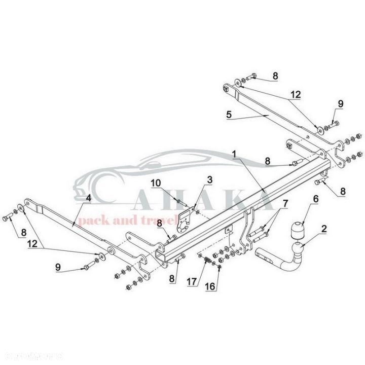 Hak Holowniczy Odkręcany Do Mazda Cx-30 Od 2019 - 2