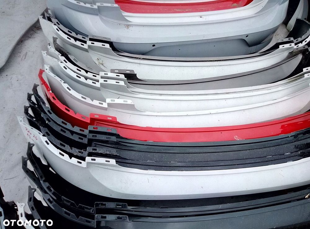 Zderzak tył tylni tylny POLO VI 6 2G 17- 2017  BIAŁY AKRYL bez czujników parkowania OE - 4