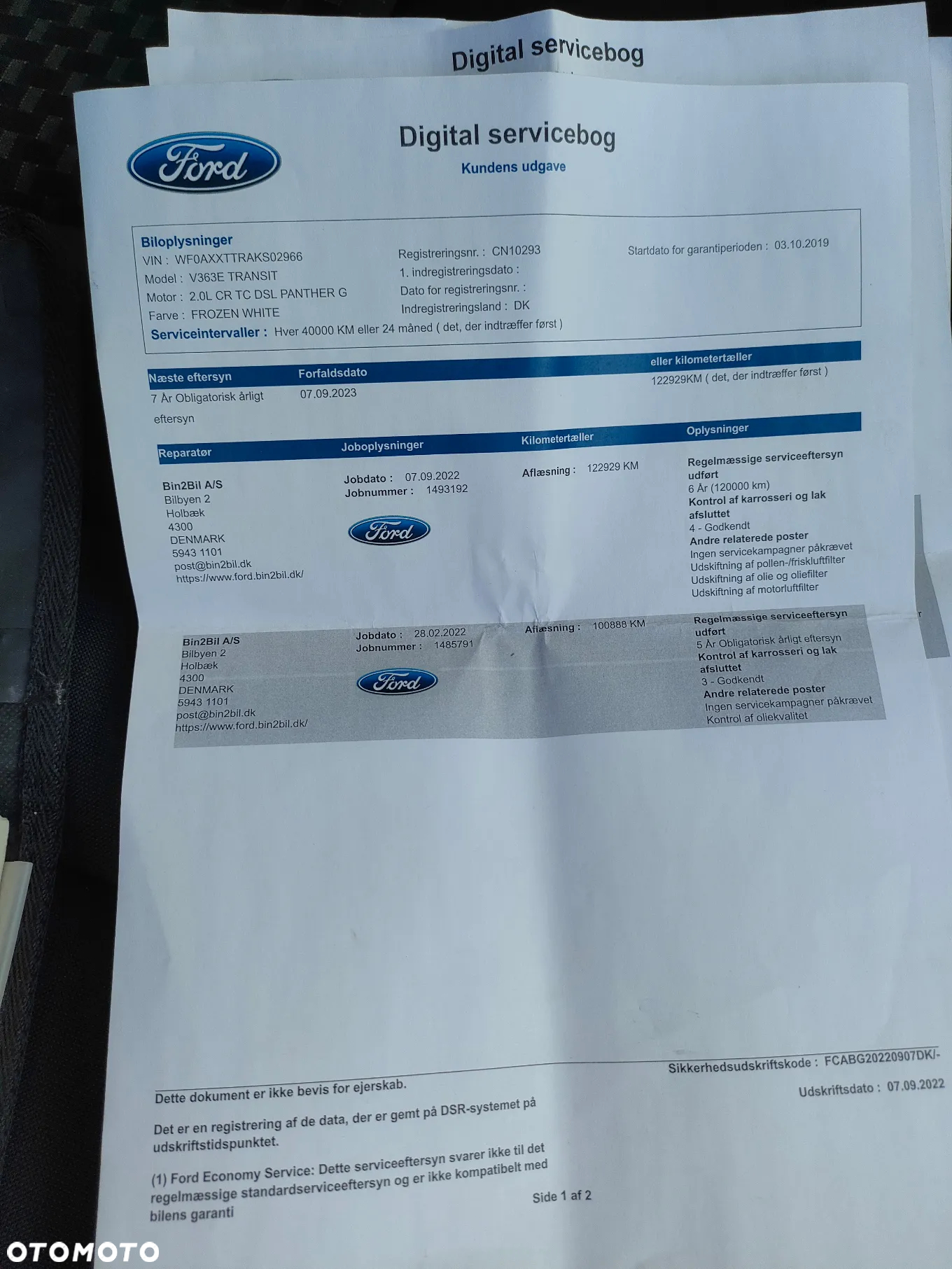 Ford TRANSIT 2019r 2,0 TDCI 170KM BLIZNIAK MAX EURO 6 - 27