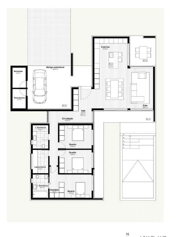 Casa T3 em Cabração e Moreira do Lima de 162,00 m2 - Grande imagem: 5/9