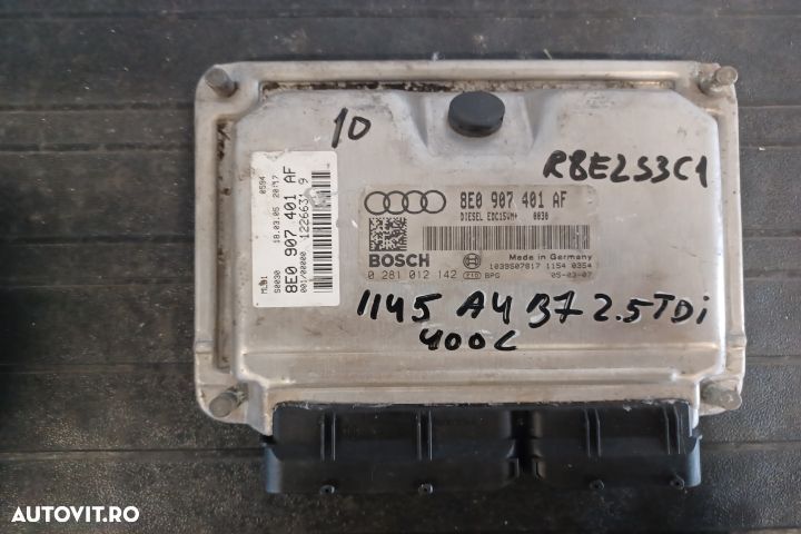 Calculator motor ECU 8E0907401AF 0281012142 - 2.5 TDI 8E0907401AF 028 - 1