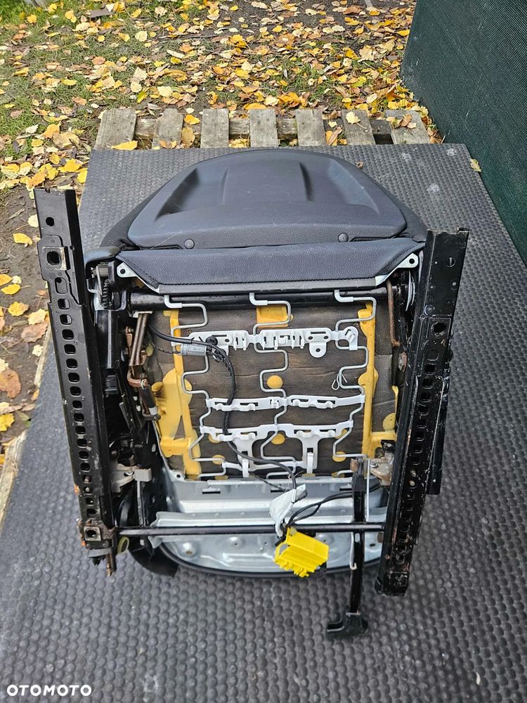 Fotel Kierowcy Siedzenie Welur Czarny Zagłówek BMW 3 E90 E91 2009r Lift LCI - 36