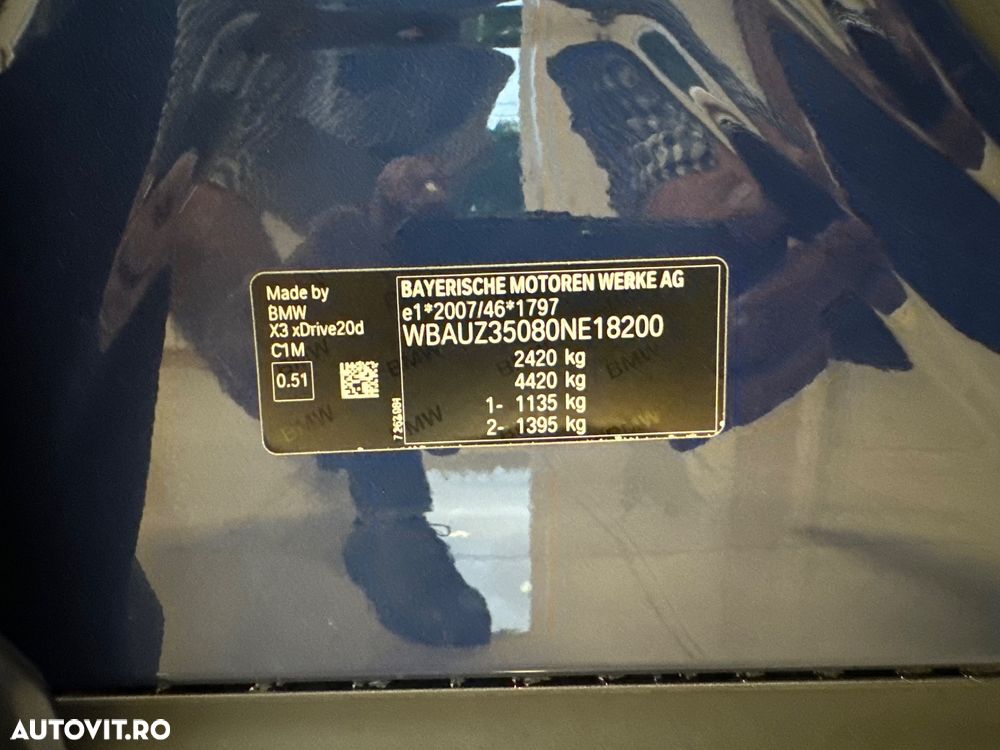 BMW X3 xDrive20d Aut. Advantage - 27