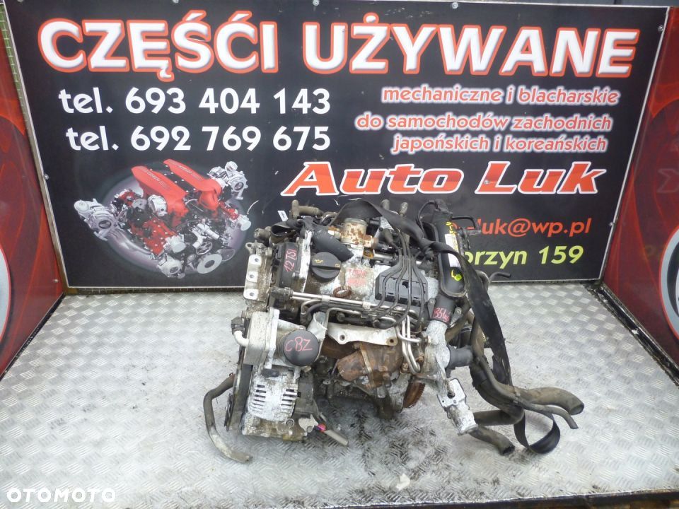 SILNIK KOMPLETNY FABIA IBIZA 1.2 TSI CBZ 85 TYS - 1