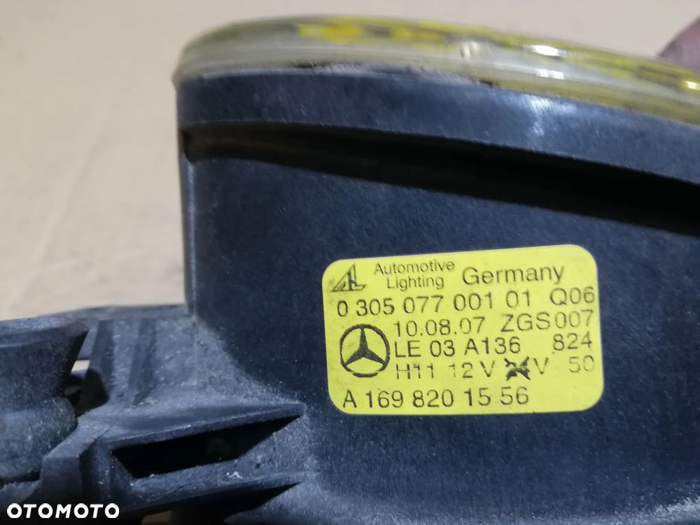 Halogen Światło Przeciwmgielne Lewe A1698201556 Mercedes W211 - 2