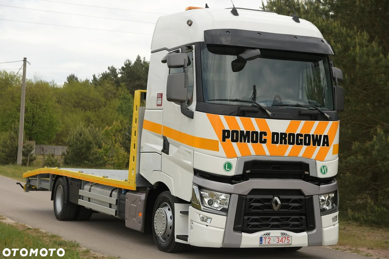 Renault GAMA=T480=13L=LAWETA=POMOC-DROGOWA - 11