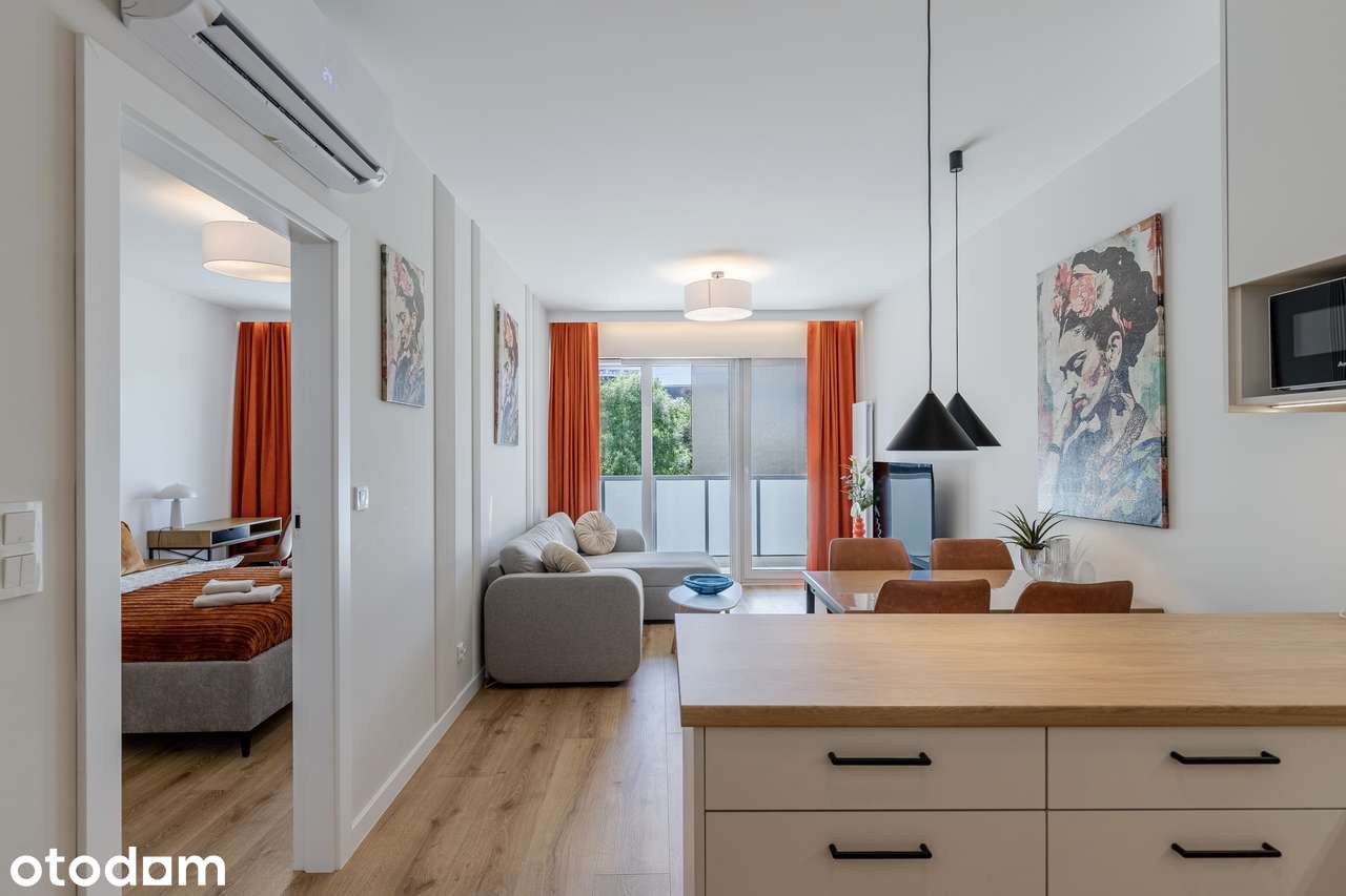 Apartament z widokiem na Odrę i dużym tarasem. Zachwyca codziennością.