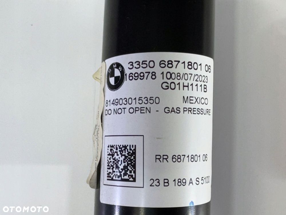 AMORTYZATOR TYŁ TYLNY LEWY BMW X3 G01 X4 G02 6871801 JAK NOWY - 3