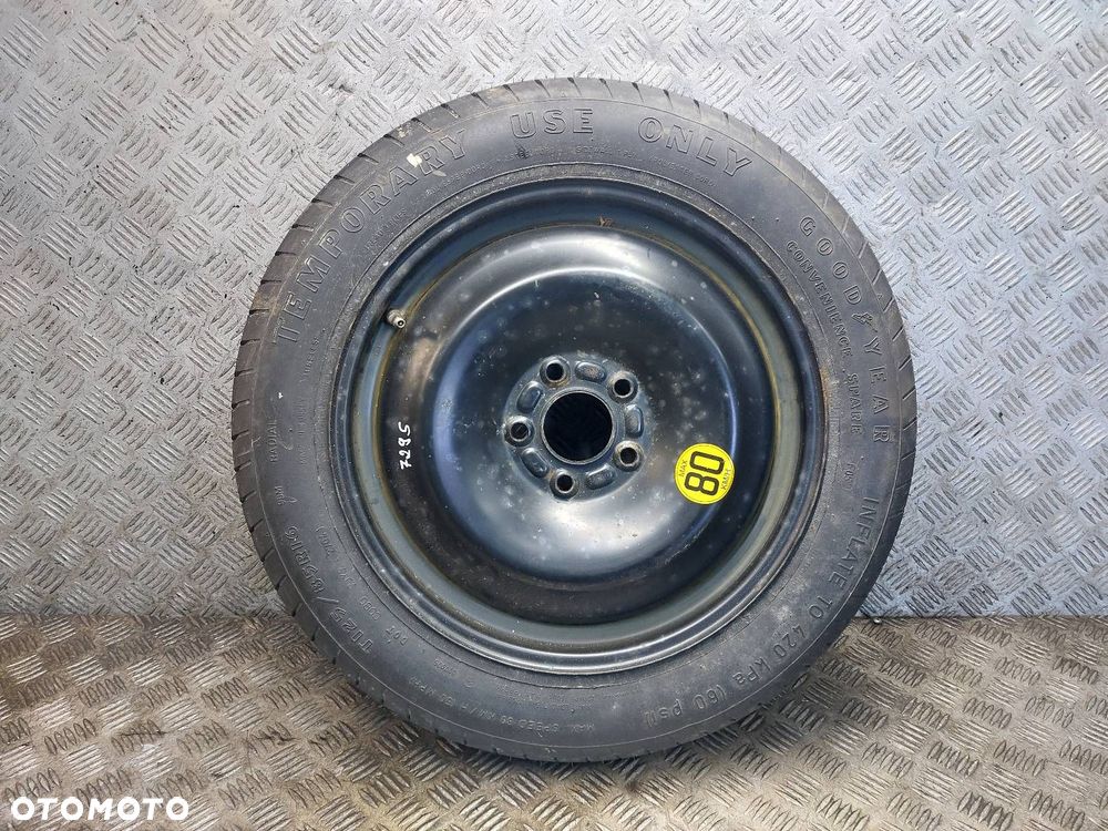 KOŁO DOJAZDOWE DOJAZDÓWKA 5x108 4Jx16 ET25 FI63,4 125/85R16 FORD 1S71MH - 1