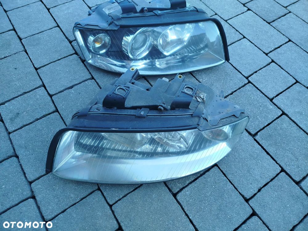 Audi A4 B6 lampa przednia prawa lewa Xenon - 11