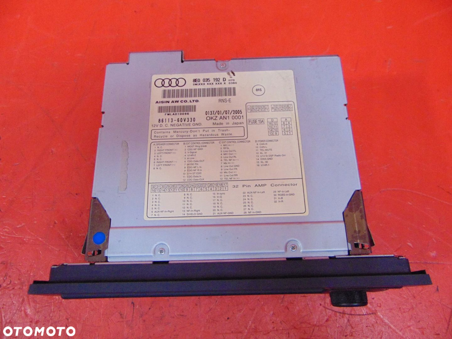 AUDI A4 B7 8E 8E2 B6 RADIO NAWIGACJA 8E0035192D - 3