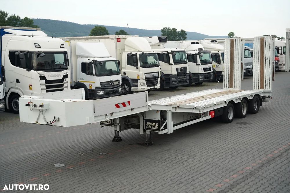 Altul REMORCA AUTO AMC CASTERA / ÎNCĂRCARE JOSĂ / 13,5 M / TABEL HIDRAULIC / TABELE HIDRAULICE / AX DE DIRECȚIE / TRONCIU - 3