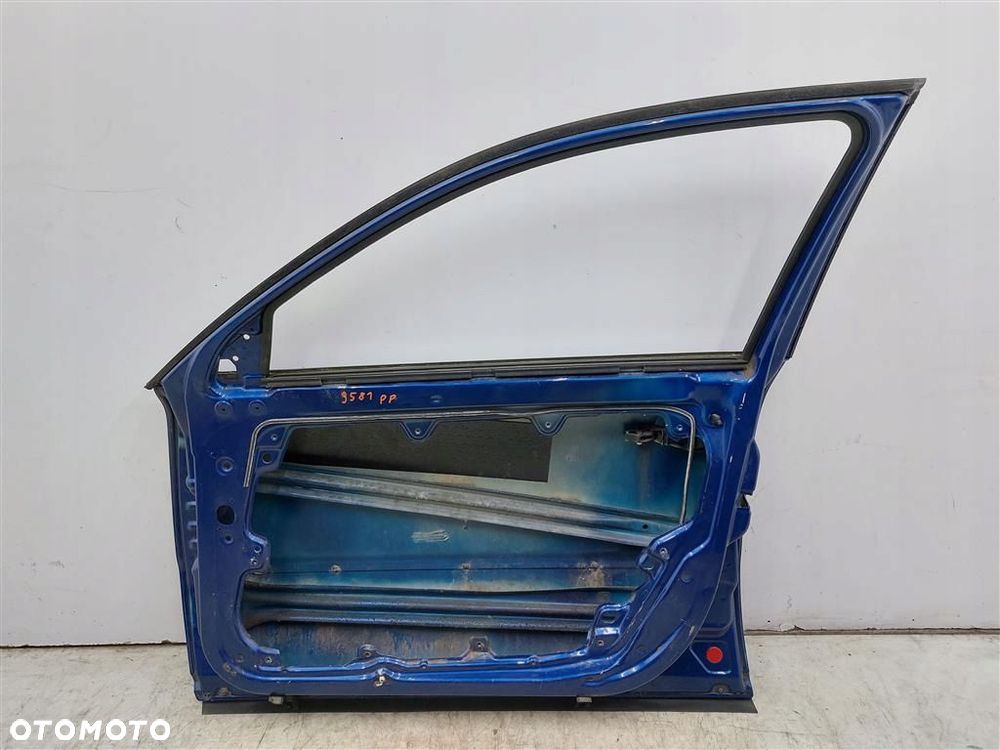 Drzwi przednie prawe przód VW Passat B5 FL 2000-2005 LC5X GRANATOWE - 2