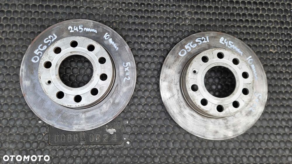 Tarcze Tarcza 288mm 245mm 5x112 Klocki Hamulce Przód Przednie Tył Tylne Audi A4 B6 B7 - 26