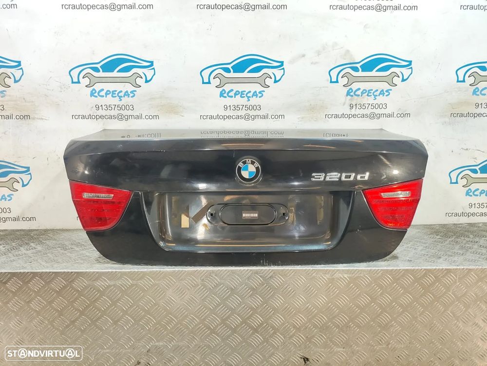 Porta Tampa Mala BMW Serie 3 E90 LCI Fecho Puxador - 1