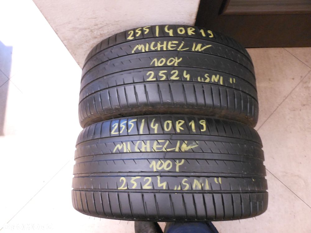 Opony 255/40r19 michelin pilot sport 4 * 6,4mm lato para - 1